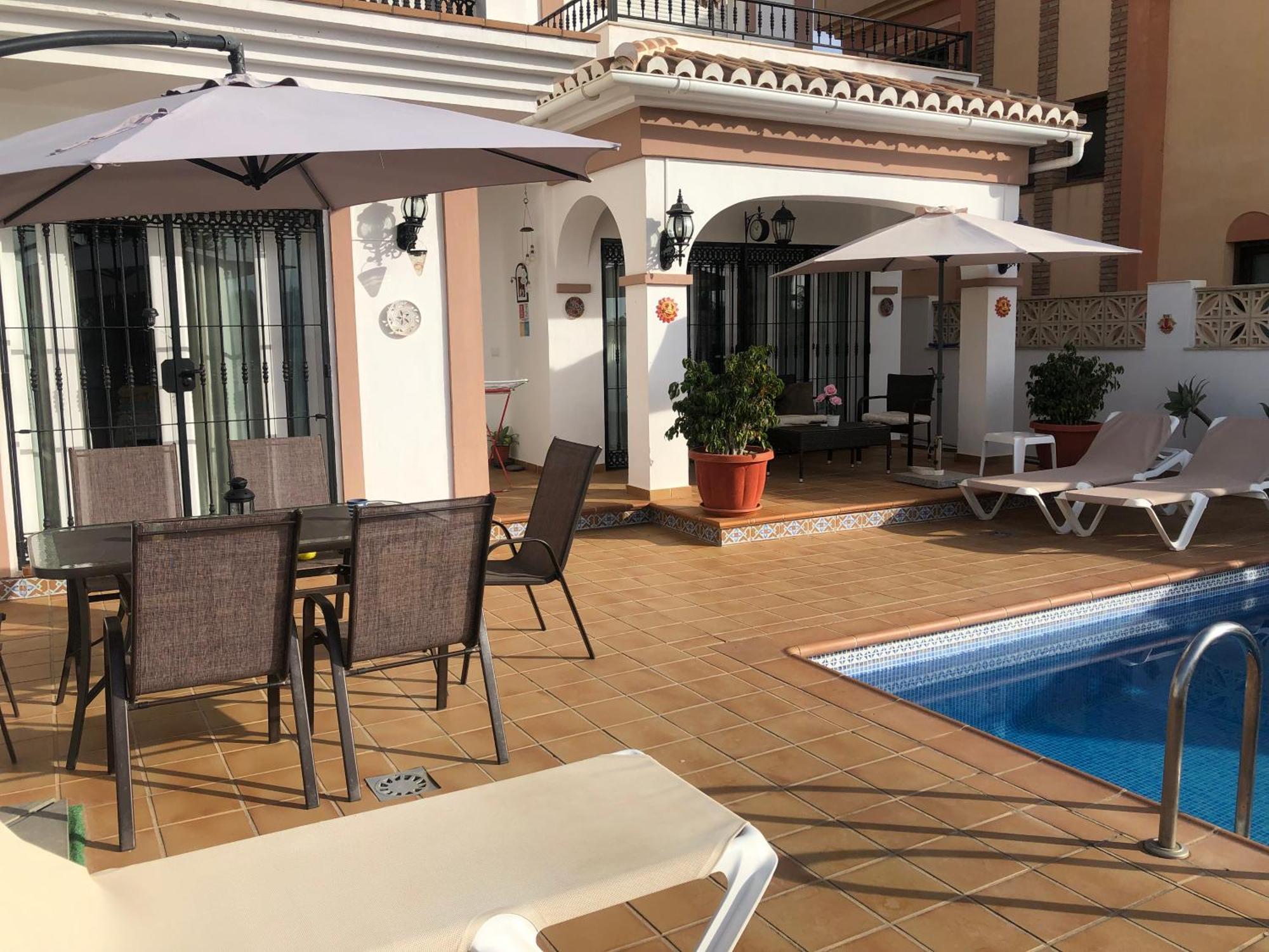 Casa Rosi, Vistas Al Mar, Piscina Privada Y A/A Villa Nerja Exteriör bild